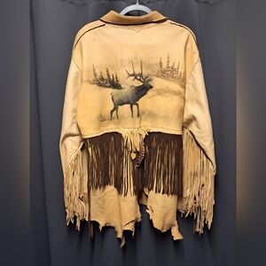 Handcrafted Whitetail Buckskin Suit